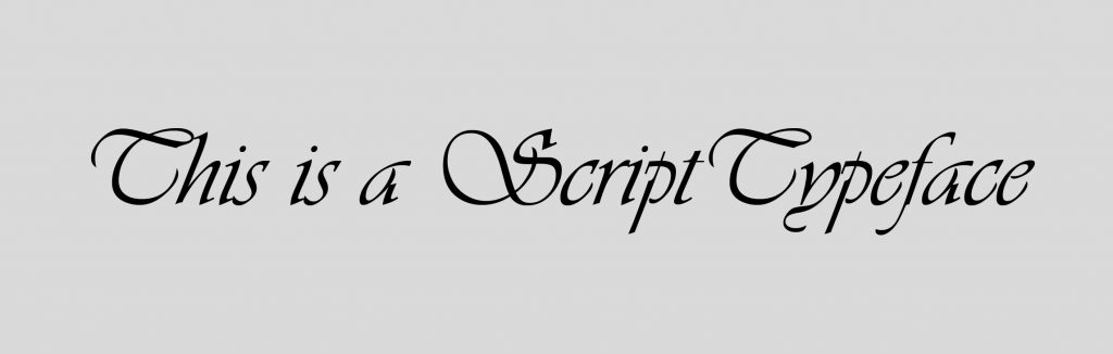 Script Typeface