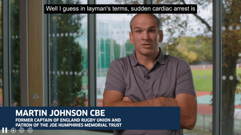 Martin Johnson CBE - Joe Humphries Memorial Trust Patron