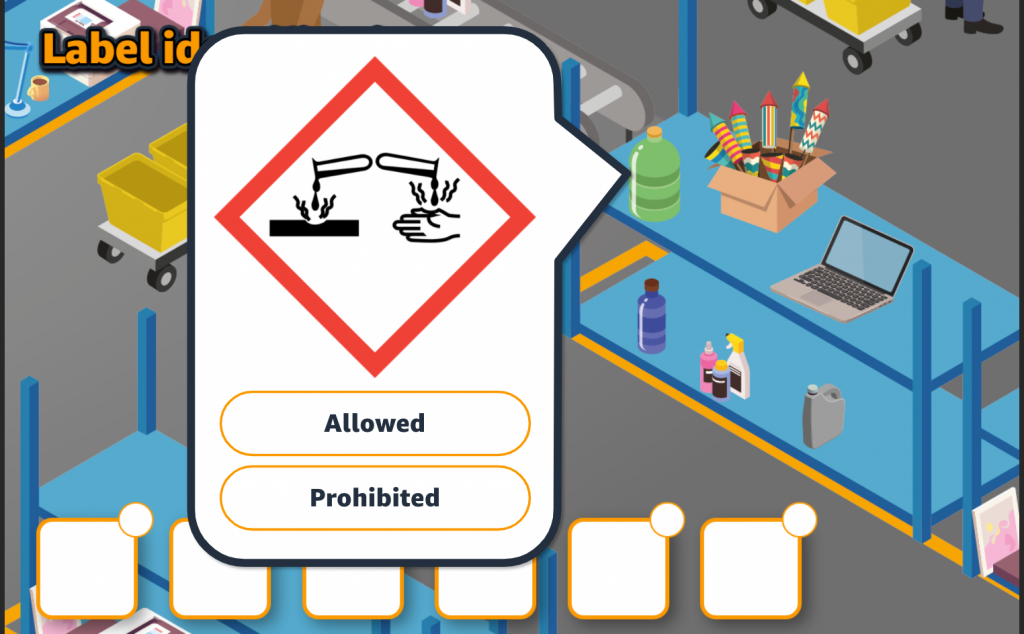 Amazon HAZMAT training content