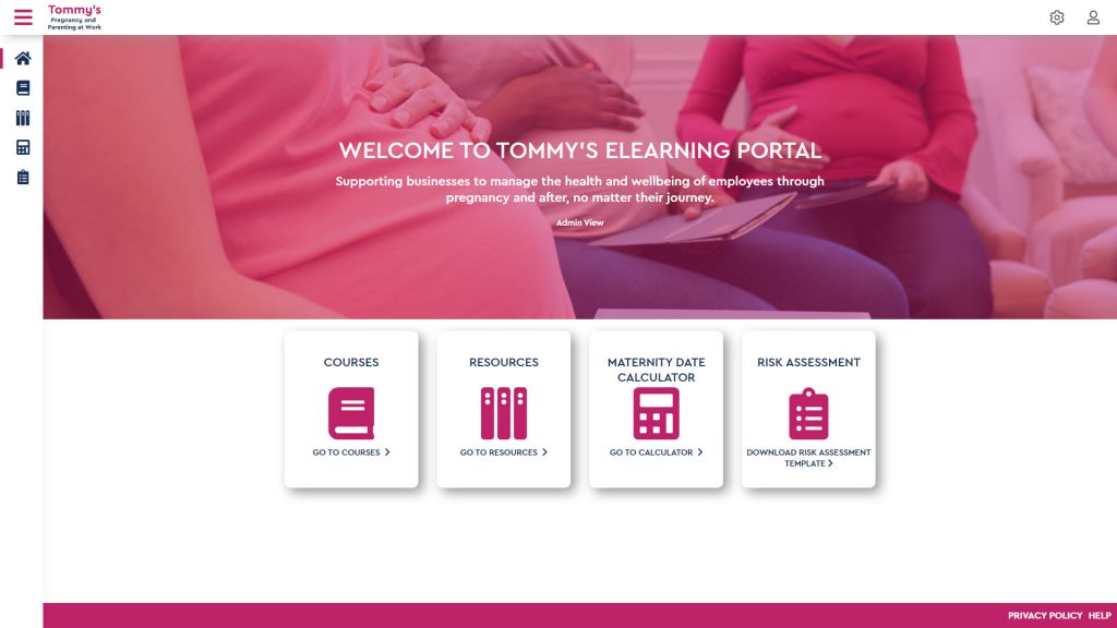 eLearning portal for employee health and wellbeing