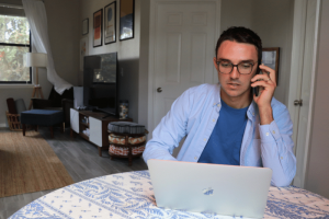 Remote call centre training